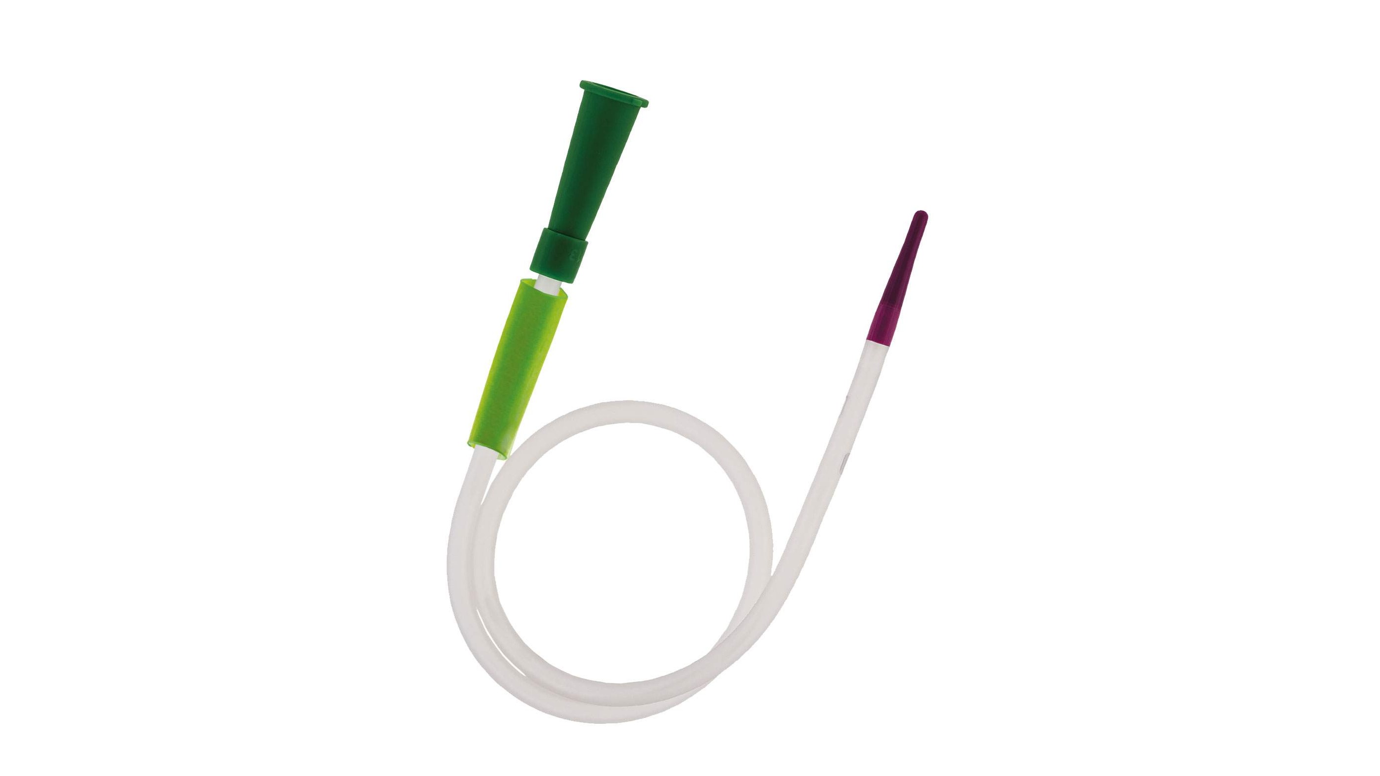 Urinal catheter with a soft tip and polished holes - DO.TIK SOFT
